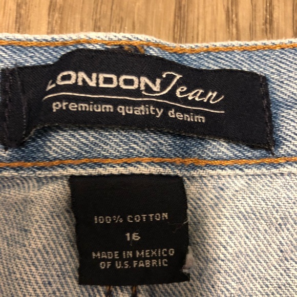 Cropped London Jeans With Ribbon Trim - Picture 11 of 12